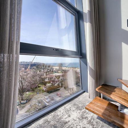 Apartamentyprzymorzu Marine***** Apartament Dwupoziomowy Z Widokiem Na Morze Kołobrzeg Extérieur photo