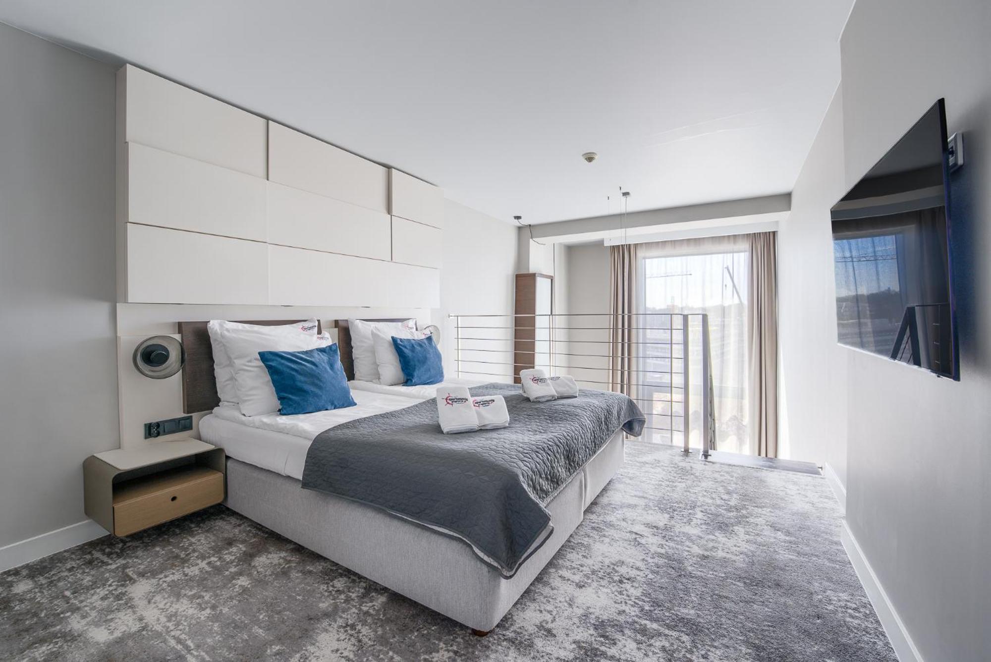 Apartamentyprzymorzu Marine***** Apartament Dwupoziomowy Z Widokiem Na Morze Kołobrzeg Extérieur photo